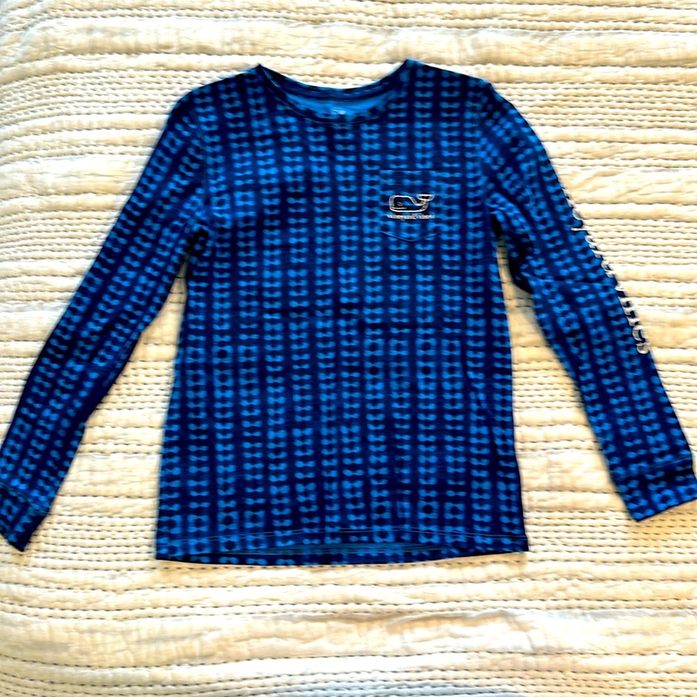Girls Vineyard Vines long sleeve cotton tee size L (14)